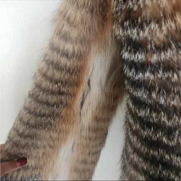 Vintage Norwegian Custom Blue Fox Fur Coat, Midi Length, Excellent Condition, - Picture 6 of 10